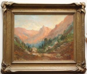 Mountain Landscape At Sunset
