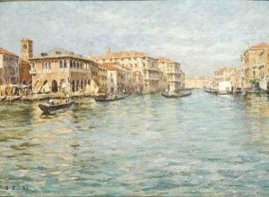Venezia, Il Canal Grande Verso Vendramin by Zaccaria Dal Bo