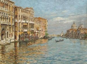The Grand Canal, Santa Maria Della Salute Beyond