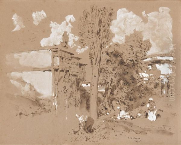 Paesaggio Con Contadini - view 1