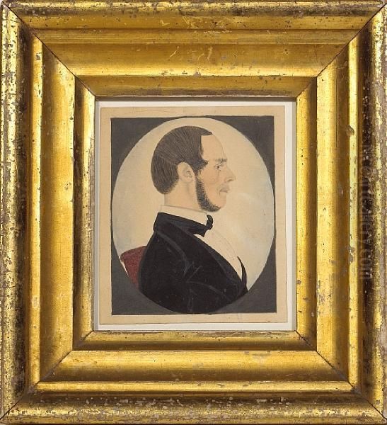 A Portrait Miniature Of A Gentleman - view 1