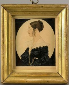 Profile Portrait Of A Young Woman by Justus Dalee