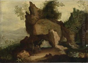 Saint Jerome In Penitence by Dalen Van Cornelis I & Ii