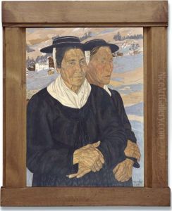 Deux Valaisannes De La Sage by Raphy Dalleves