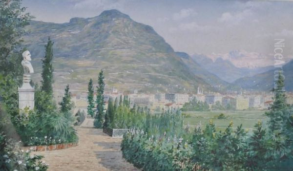 Extensive Landscape View Towards A Large City,
Possibly Geneva - view 1