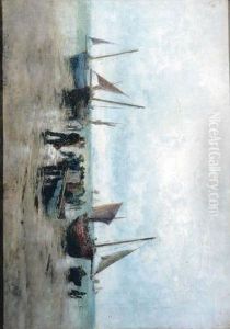 Beach Scene by Owen Dalziel