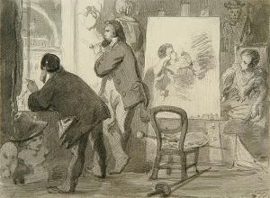 The Rainbow & The Studio by Thomas Bolton Gil.S. Dalziel