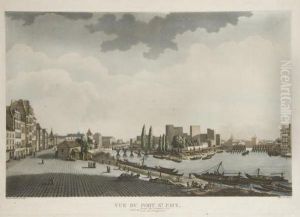 Vue Du Port St Paul by Michel Fr. Damane-Demartrais