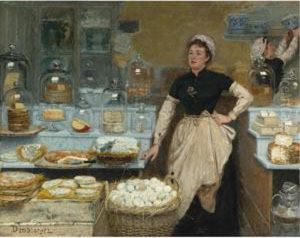 Une Boutique De Fromages (the Cheese Vendor)