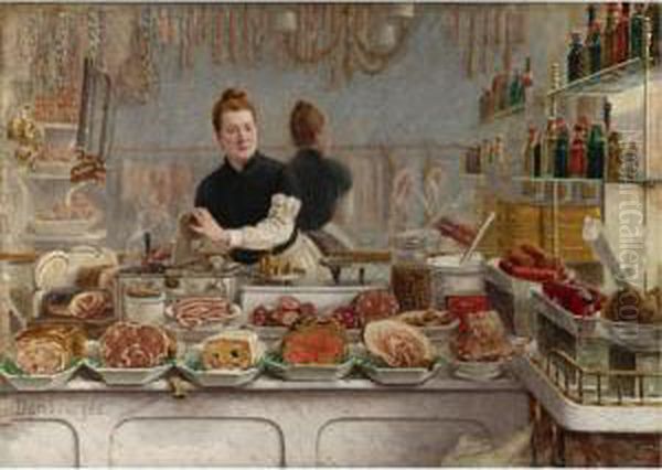 Une Boutique De Charcuterie (a Pork Butcher's Shop) - view 1