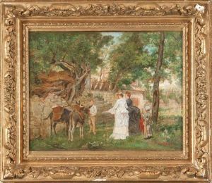 La Gita Sullasinello by Emile Charles Dameron