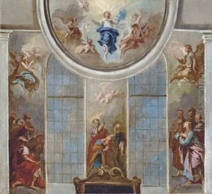The Ascension - A Modello For The Apse And Cupola Of St. Peter-at-arches, Lincoln
