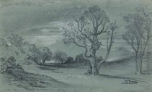 Paysage by Charles Damour