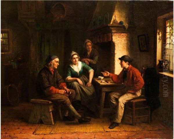Hollandische Genreszene In Interieur - view 1