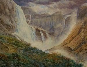 Extensive Waterfall Landscape Extensive Waterfall Landscape