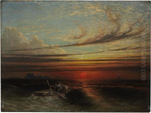 Sunset At Sea After A Storm
