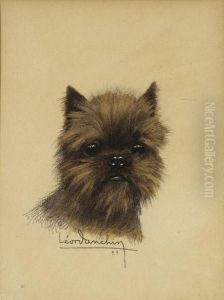 Portraits De Griffons Bruxellois by Leon Danchin