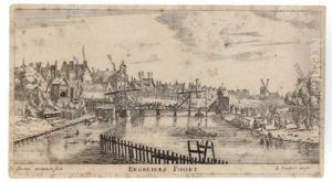 Regeliers Poort by Cornelius I Danckerts