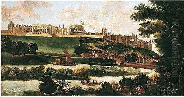 View Of Windsor Castle From The Thames - view 1