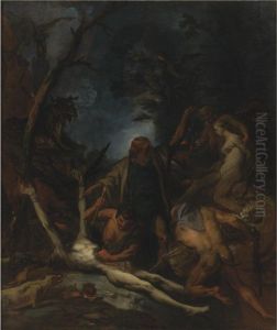 Witches At A Black Mass by Ottaviano Dandini
