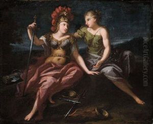 Allegoria Della Pace E Della Giustizia by Pietro Dandini