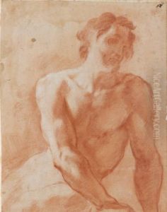 Homme Assis A Mi-corps Tourne by Vincenzo Dandini