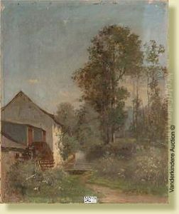 Paysage Au Moulin A Eau