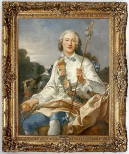 Portraitde Gentilhomme En Pris by Michel-Francois Dandre-Bardon