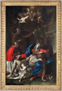 Compianto Sul Cristo Morto Con San Carlo Borromeo E Santantonio Abate Compianto Sul Cristo Morto Con San Carlo Borromeo E Santantonio Abate