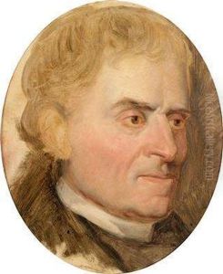 Portrat Ladislaus Pyrkers, Erzbischof Von Erlau, Bezeichnet Ladislaus Pyrker by Josef Franz Danhauser