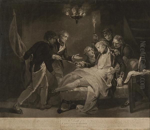 The Death Of Captain Alexander Hood Of The Mars - view 1