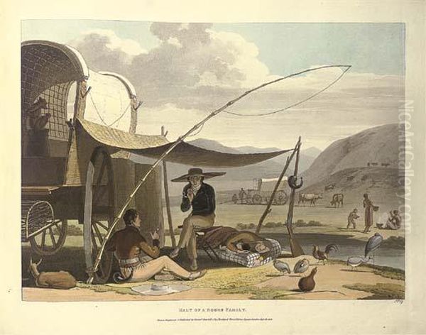 African Scenery And Animals At The Cape Of Good Hope by Samuel Daniell