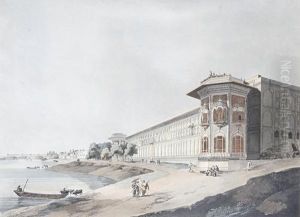 North East View Of The Cotsea Bhaug On The River Jumna, Delhi