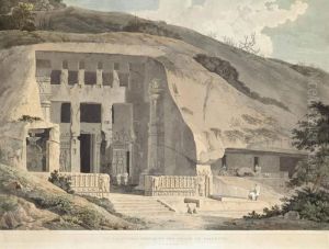 An Excavated Temple On The Island Of Salsette by Daniell Thomas & William