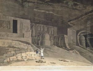 The Entrance To The Elephanta Cave