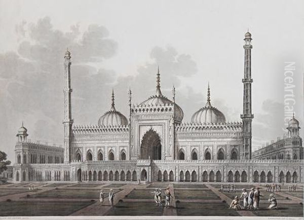 A Set Of Aquatints With Hand Colouring From 'oriental Scenery' by Daniell Thomas &amp; William