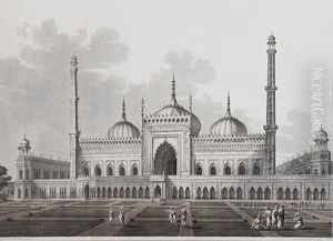 A Set Of Aquatints With Hand Colouring From 'oriental Scenery' A Set Of Aquatints With Hand Colouring From 'oriental Scenery'