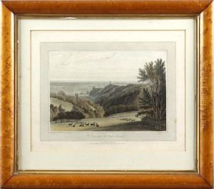 View From The Park, Arundel 
And A Coloured Lithograph Of Port Saint Denis By T F Simon, And Acoloured Print Of Windermere After Another Hand