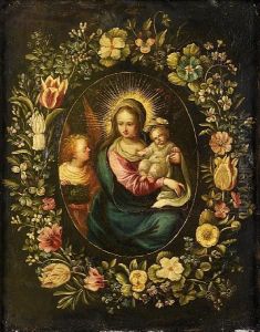 The Madonna And Child With An Angel