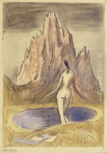 Bergsee by Heinrich Danioth