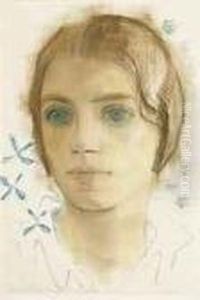 Portrat Josy Danioth by Heinrich Danioth
