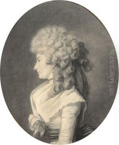 Portrait De Femme De Profil Vers La Gauche by Henri Pierre Danloux