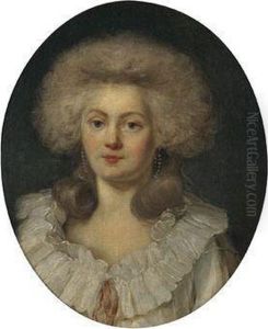 Portrait De Jeune Femme by Henri Pierre Danloux