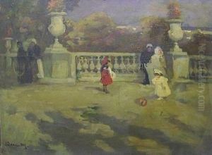 Terrasse Au Jardin Du Luxembourg by Alice Dannenberg