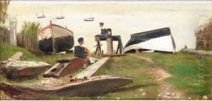 The Young Sailors by Edouard Dantan