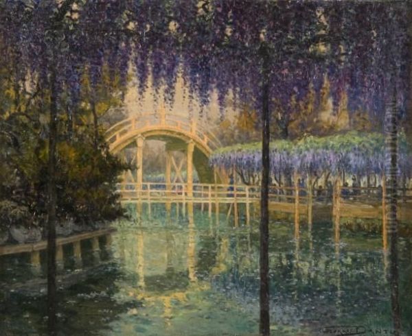 Terrasse Sous Une Treille De Glycine - view 1