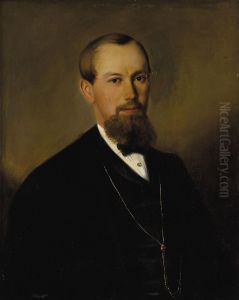 Portrait Of Ernst Hansy by Joseph Dantzell