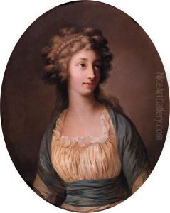 Portrait Of Anna Charlotte Dorothea by Joseph Friedrich A. Darbes