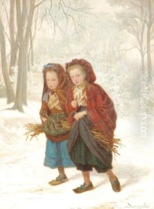 Faggot Gatherers Butterfly Collectors by Andre Henri Dargelas