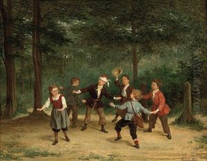Blind Man's Buff by Andre Henri Dargelas